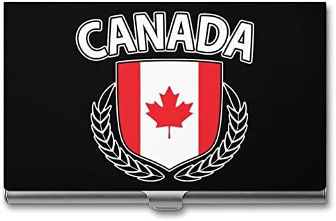 Јавор Лист Канада Знаме Бизнис Име Картичка Случај Професионален Џеб Организатор Носителот Смешни Печати