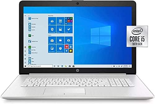 HP-17.3 HD+ Лаптоп Со Екран на Допир - 10-Ти Генерал Intel Core i5-8GB Меморија-256GB SSD-Нумеричка Тастатура-Двд-Писател - Windows