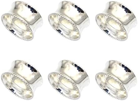 Lhllhl метални држачи за салфетка прстени за салфетка за салфетка за свадбени вечера забави Свадби приеми Семејна декорација