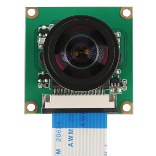 5 мегапиксели HD 175 ° широк модул на леќи со прилагодливи и заменливи леќи за сензорот за леќи со леќи со камера OV5647, 3,2 * 3.2 * 2,5 см