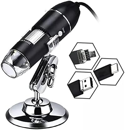 MXIAOXIA Дигитален микроскоп Зголемувачки камера со светло за полнење со рачен инспекција за инспекција