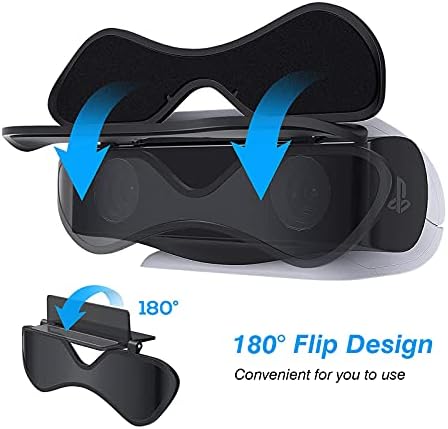 Покриеност за приватност за леќи за леќи PS5 за PlayStation 5 HD-камера-Weprogame Dobe заштитна приватност и спречување на нечистотија, прикривање на капакот на капакот на леќи за
