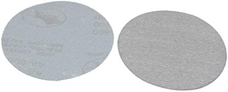 X-Gree 5-инчен DIA тркалезна суво абразивно пескарење со стапка на шкурка 800 решетки 10 парчиња (5 Pulgadas de Diámetro Redondo Lijado Abrasivo seco de papel de lija flocado 800 Grano 10pcs