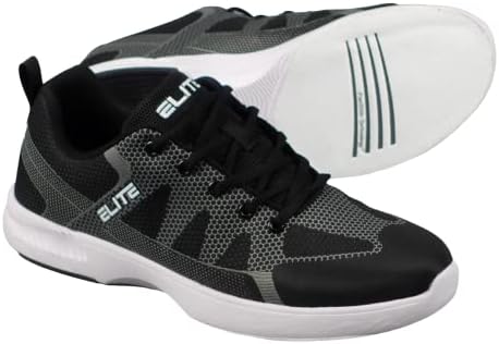 Елитни машки врвни чевли за куглање | Затворање на чипка на атлетски стил со универзални стапала за слајдови на двата чевли