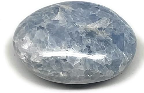 Watangems 151,2 грама, 2,5 x 2 x 1,2 сина калцит палмстон, палм-камен галетски облик од Мадагаскар се распарчи, Реики заздравување, скапоцен камен, чакра, Б20689