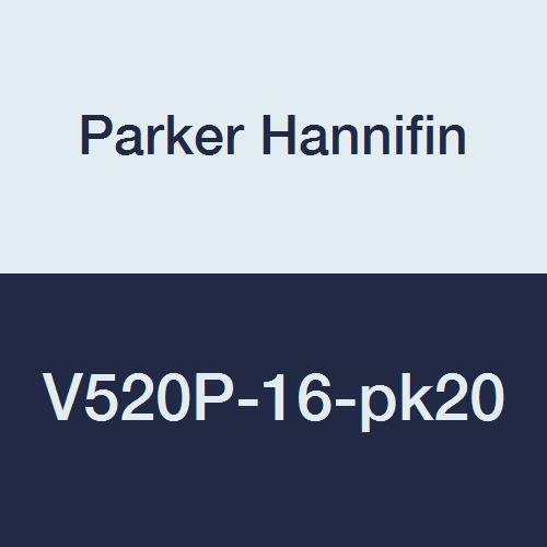 Паркер ХАНИФИН V520P-16-pk20 Индустриски Топчест Вентил, Тефлонски Печат, Вграден, 1 Женски Конец x 1 Женски Конец, Месинг