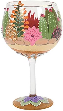 Енеско Дизајни од Пустината Лолита Терариум Копа Занаетчиски Коктел Стакло, 24 Унца, Разнобојни
