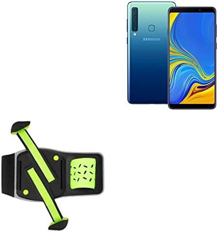 Фолч за Samsung Galaxy A9 Pro - FlexSport Armband, прилагодлива амбалажа за тренинг и трчање за Samsung Galaxy A9 Pro - Stark Green