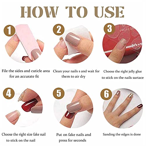 CRRLtry CRRLtry Ковчег Лажни Нокти Долго Притискање На Ноктите Кринести Лажни Нокти Стап На Ноктите Лажни Нокти Бели Сјајни Нокти за Жени