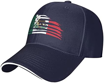 Зусолф Мексиканско Американско Знаме Комбинација Прилагодлив Камионџија Шапка