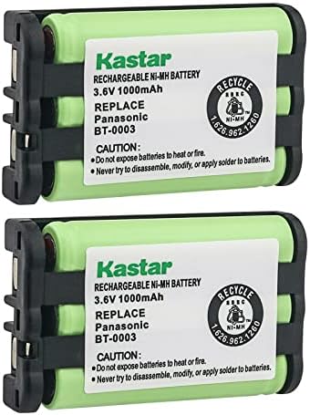 Замена на батеријата со 2 пакувања Кастар за Uniden BBTY0545001, BT0003, BT-0003, CTX440, CTX-440, CLX465, CLX-465, CLX475-3, CLX-4753,