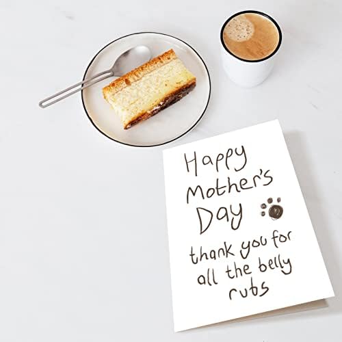 Картичка За Среќен Ден На Мајката Од Куче, Смешна Картичка За Денот На Мајката За Кучешка Мајка, Ви Благодариме За Целата Картичка За Триење