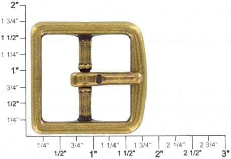 Б3074 1 1/4 Антички месинг, централна брава на шипката, цврст месинг-не