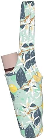 Јога Мат торба со голема големина џеб водоотпорен, ергономски, торба за носач на јога мат за жена повеќефункционална и вклопена матична матична