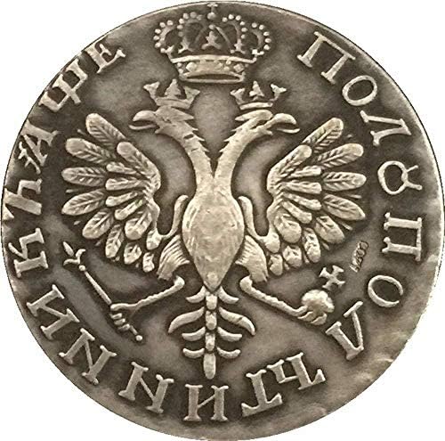 1705 петар I Русија Монети Копија 29мм Тип 1 За Домашна Соба Канцеларија Декор