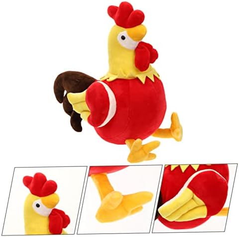 Toyandona мини играчка бебе полнето животно кадифен пилешко фарма кокошка растат свој пилешко полнето животинско цртано животинско играчко играчко