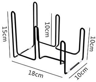 SDGH Black Bowl Rack - Метална чинија за складирање на кујнски садови за складирање на кујнски садови, едноставен дизајн