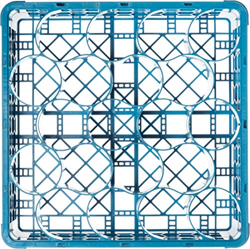Производи за храна Carlisle FoodService RW2014 Opticlean newave 20 одделен стаклени решетки со 1 Extender, сина