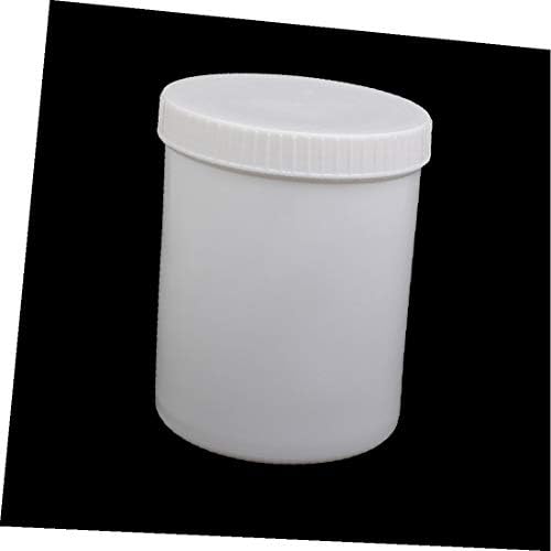 X-Ree 1000ml PP Пластична тркалезна уста примерок шише бело 110мм x 140мм (Botella de Muestra de Boca Redonda de Plástico de 1000