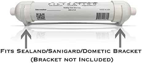 Филтер за вентилатор за одржување на резервоарот Voker - Направено во САД - Директна замена за филтри за Sealand/Sanigard/Dometic OEM