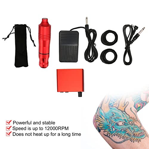 Комплет За Пенкало За Тетовирање Професионална Машина За Тетовирање Со Педали За Тетовирање Сет Додатоци За Тетоважи Мода Стабилна Едноставна