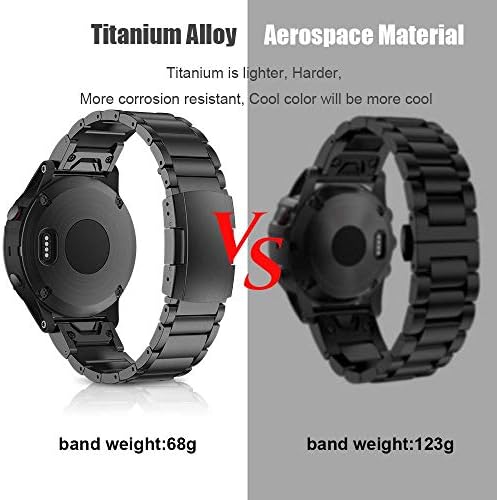 Trdybsk 22 26mm Smart Watchband for Garmin Fenix ​​7 7x 6x 5x 6 Pro 5 Plus 945 EPIX D2 Titanium Alloy Strap Брзо ослободување