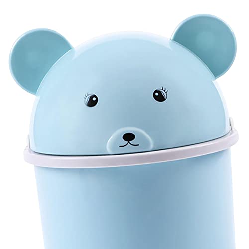 Tothyi Desktop Trash Can Can Makeup Tabletop ѓубре за отпадоци од кујна за отпадоци за кујна, сина