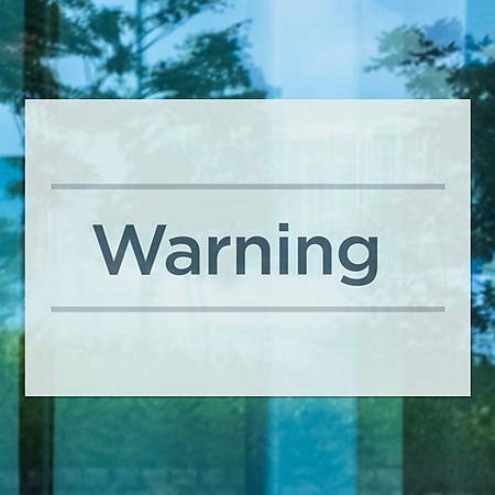 CGSignLab | Предупредување-Основен Teal Јасен Прозорец Прицврстување | 30 x20