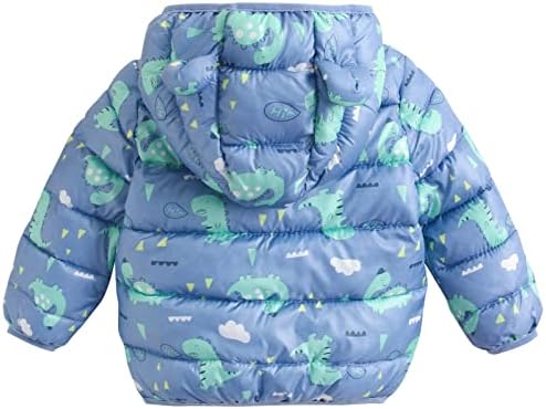 Среќно цреша дете бебе Теди пуфер јакна слатко зимско топло палто со аспиратори лесни јакни за есенска зимска пролет