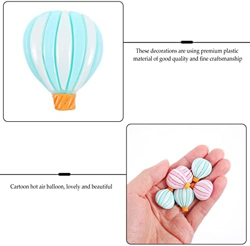 Toyandona Bangle Charms Frigher Decor 20pcs, балон со топол воздух балон, балон со топол воздух за балони за DIY занаетчиски