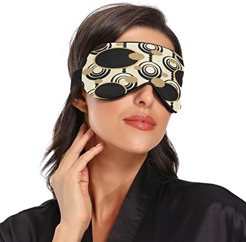 Kigai Sleep Mask Eye Mask For Men Women Blocking Night Sleep Lindfold со прилагодлива лента Мека мека дишење удобна сенка за очи за патувања