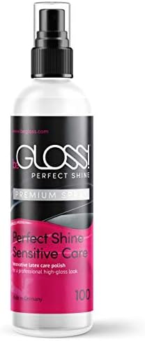 Begloss Perfect Shine Premium Pump 100 ml - латекс лак - крајниот сјај со висок сјај - лубрикант за полски и грижа за гума и латекс облека.