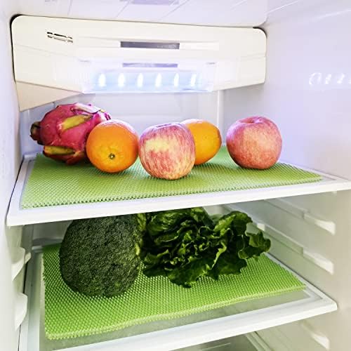 Esme L & H Овошје и зеленчук за животни екстендер за фиоки за фрижидер, 6 пакувања, 3Д воздушни мрежи за дишење и обложување на полиците