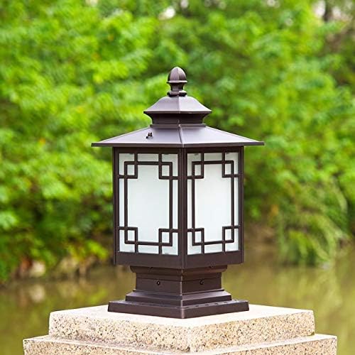 Lxxsh отворено градинарска ламба домаќинство wallидна ламба Пост глава ламба врата Пост ламба водоотпорна градина Вила Тераса парк порта светилка
