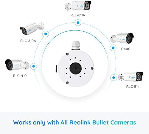 Reolink Junction Box B10 дизајнирана камера B400, RLC-410-5MP, RLC-511, RLC-810A, RLC-811A, RLC-812A