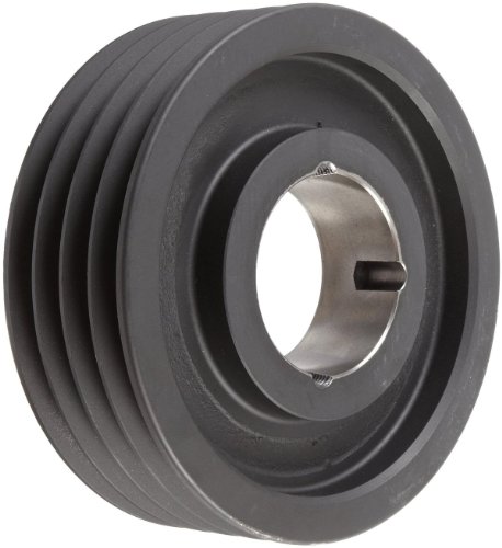 TL SPC355X4.3535 Ametric Metric 335 mm Outside Diameter, 4 Groove SPC/22 Dynamically Balanced Cast Iron V-Belt Pulley/Sheave,for 3535 Taper Lock