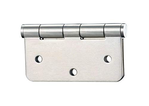 3 x 3 во- тркалезен агол- 2 парчиња хекси-304 не'рѓосувачки челик Тешка врата врата за комерцијална оценка
