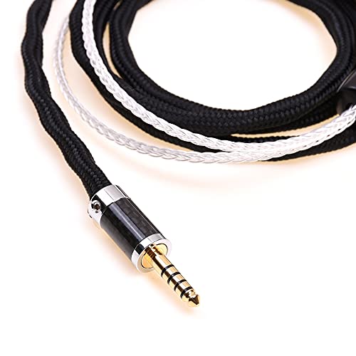 Gagacocc 16 јадра сребрена позлатена кабел компатибилен за г -дин звучници етер алфа куче премиер Дан Кларк аудио слушалки