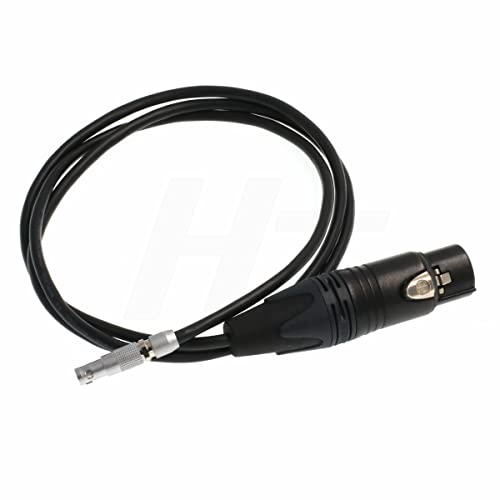 Аудио кабел на ниво на линија Hangton XLR за микрофон ARRI ALEXA MINI/RED V-RAPTOR/Z CAM E2 CAMERA CAMEAR SHURE, двоен 3-пински XLR до