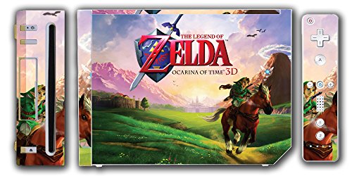 Легенда на Zelda Link Ocarina 3D на Time Epona Navi Video Game Винил Декларална налепница на кожата за налепница за конзолата на Nintendo