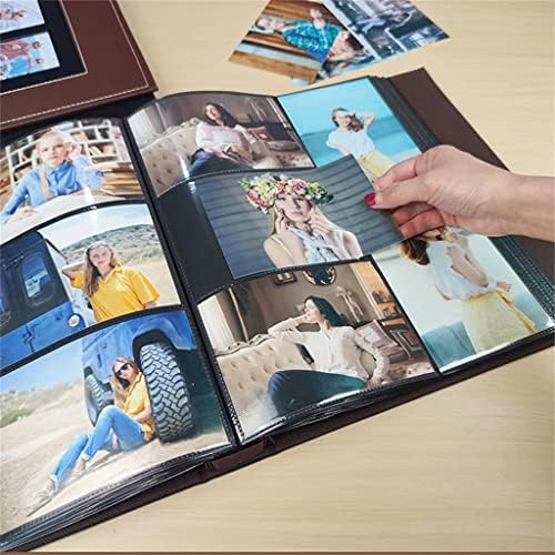 Haалеи 6-инчен вметнете албум 600 600 6-инчни фотографии со голем капацитет колекција на албуми, семејно собирање фото колекција свадбена