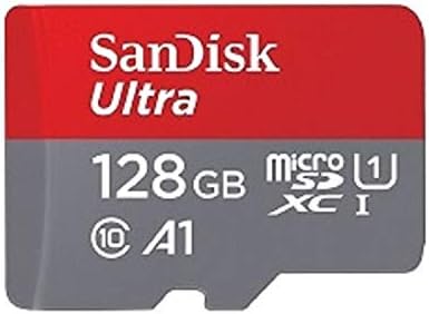 2 Пакет-Sandisk Ultra 128gb Micro SD SDXC Меморија Флеш Картичка UHS-Јас Класа 10 SDSQUAR-128G-GN6MN Големо Многу со 2 Пластични Скапоцен Камен