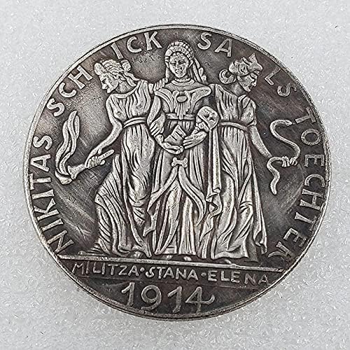 Антички Занаети 1914-1916 Скелет Скитник Монета Морган Сребрена Долар Монета 2610