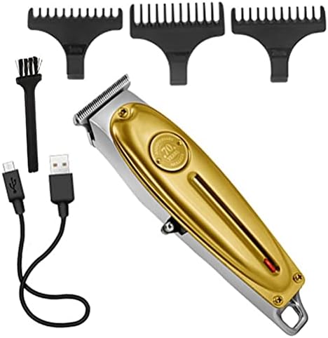 Мајт Клиперс за коса за мажи, Електрик бербер целосна метална куќичка за куќи за коса за мажи Литиум јон моќен машина за завршна обработка на брада