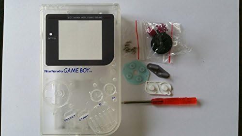 Нова Целосна Куќиште Школка Случај Покритие За Nintendo Gameboy Класичен 1989 GB DMG Конзола Јасно
