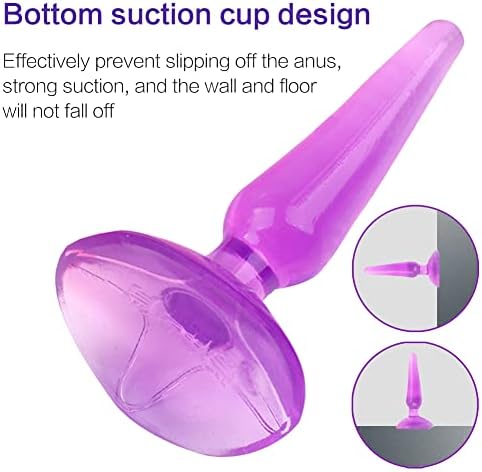 Силиконски анален приклучок со вшмукување чаша водоотпорен мазен допир анален секс играчки мониста за жени мажи модел