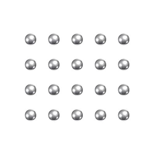 UXCELL 3500PCS 2,5 mm топки со лежишта со јаглероден челик G1000 прецизност