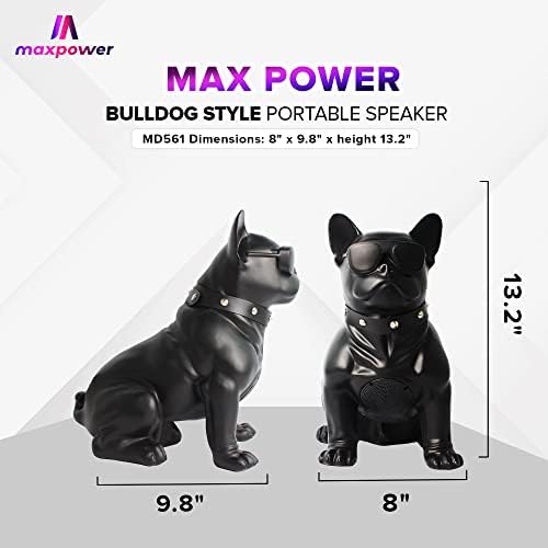 MAX POWER WOOOF BULDDOG стил на звучник - MD561 Bluetooth Speake Speain