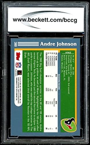 Андре nsонсон дебитант картичка 2003 Топс 380 BGS BCCG 9