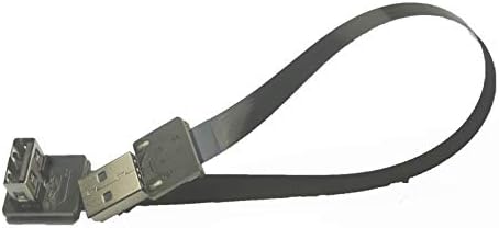 Постојана кратка FPV рамна тенка тенка лента FPC кабел стандард USB машко директно до стандарден USB, женски USB, приемник од 90